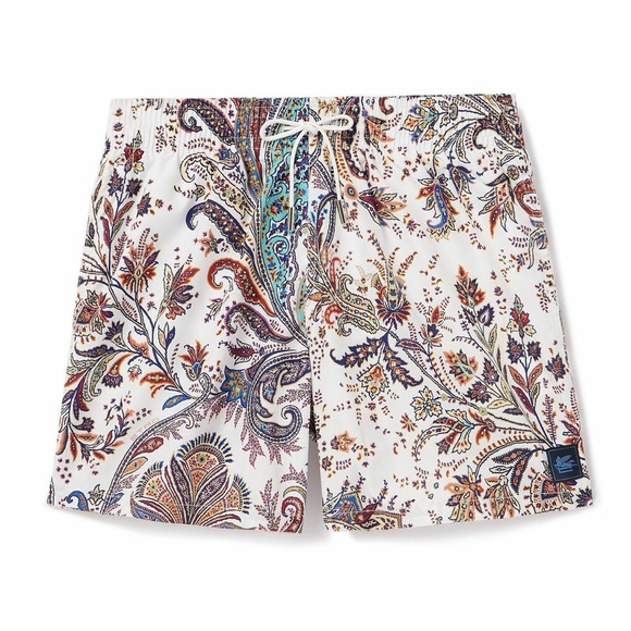 Etro Other - Etro Made in Italy Men’s Swim Trunks Shorts Netted Paisley XXL